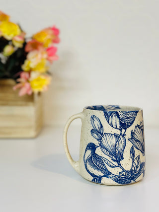 Blue bird mug 18oz