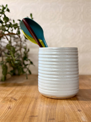 Utensil holder in blue (please read description)