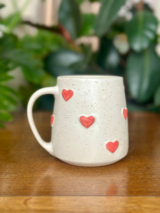 Light Red Heart Mug