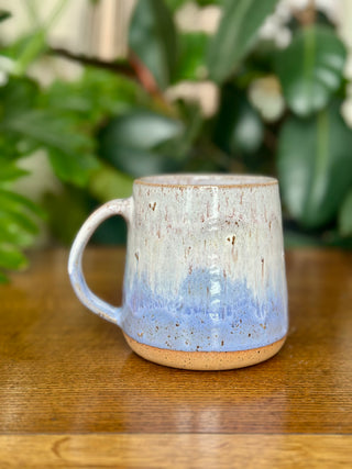 Pink and lavender mini heart mug