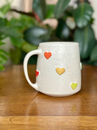 Rainbow Heart Mug