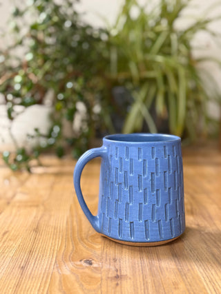 18oz mug in Cornflower Blue
