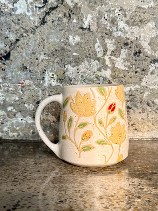 Butter Yellow Magnolia in Cotton