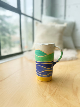 Beachy travel mug