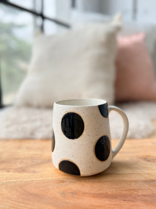 18oz Polka Dot mug