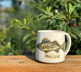 “Walleye” 2 18 oz mug