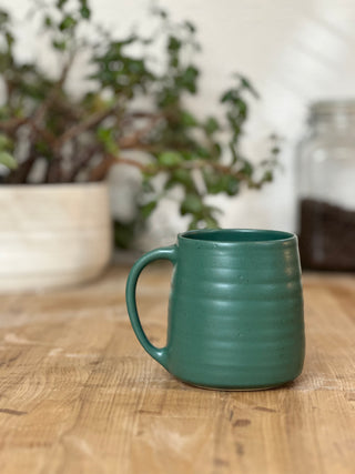 18oz mug in Emerald Green